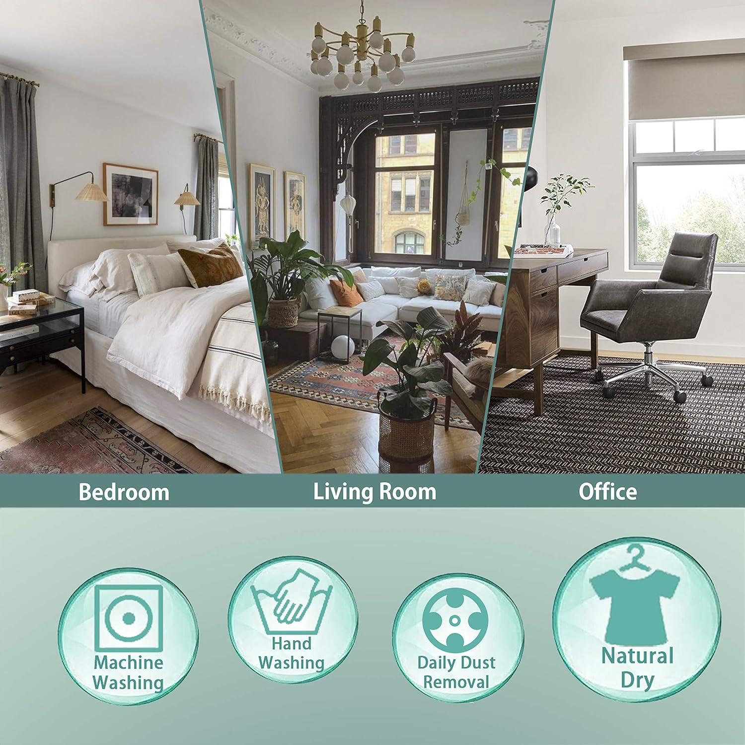 LORDTEX Dinosaur and Star Foil Print Blackout Curtains for Kids Room - Thermal Insulated Curtains Noise Reducing Window Drapes for Boys and Girls Bedroom, 42 X 63 Inch, Grey, Set of 2 Panels