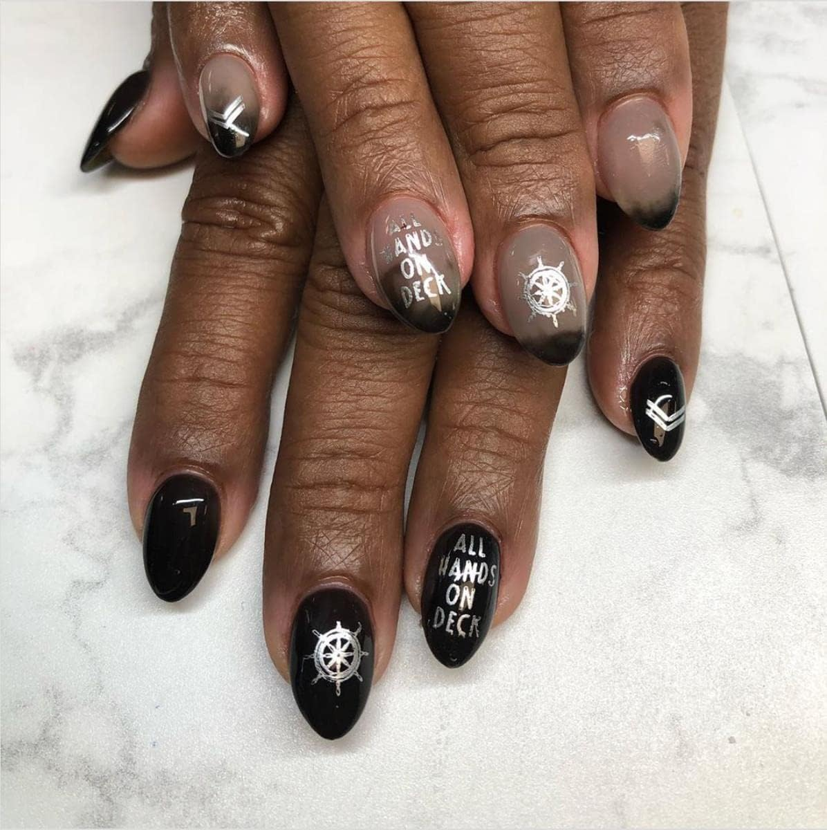 Senvenski Black Jelly Gel Nail Polish Kit, Black White Color Changing Gel Nail Polish, Clear Translucent Colors with Milky Sheer Finish | Vegan UV/LED Nail Art Kit for Women (WB2-001) - Black Jelly + Black White Colour Changing image number 5