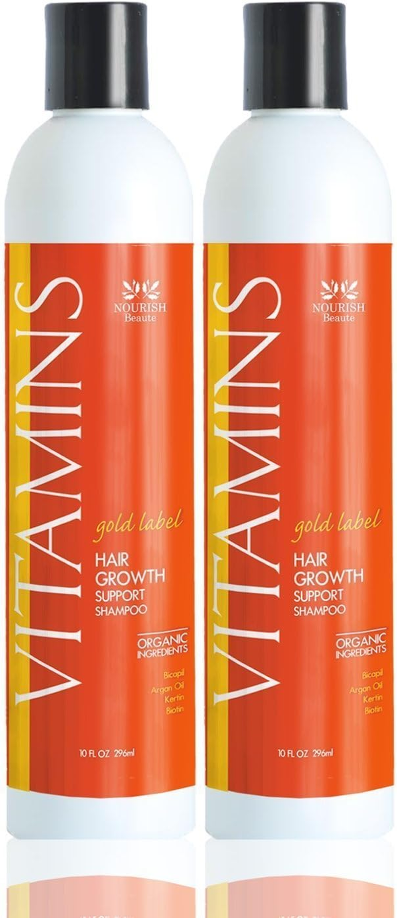 Nourish Beaute Vitamins Premium Shampoo for Hair Loss That Promotes Hair Regrowth, Volume and Thickening with Biotin, DHT Blockers, Antioxidants and Oils, for Men and Women, 2 10 Ounce image number 6