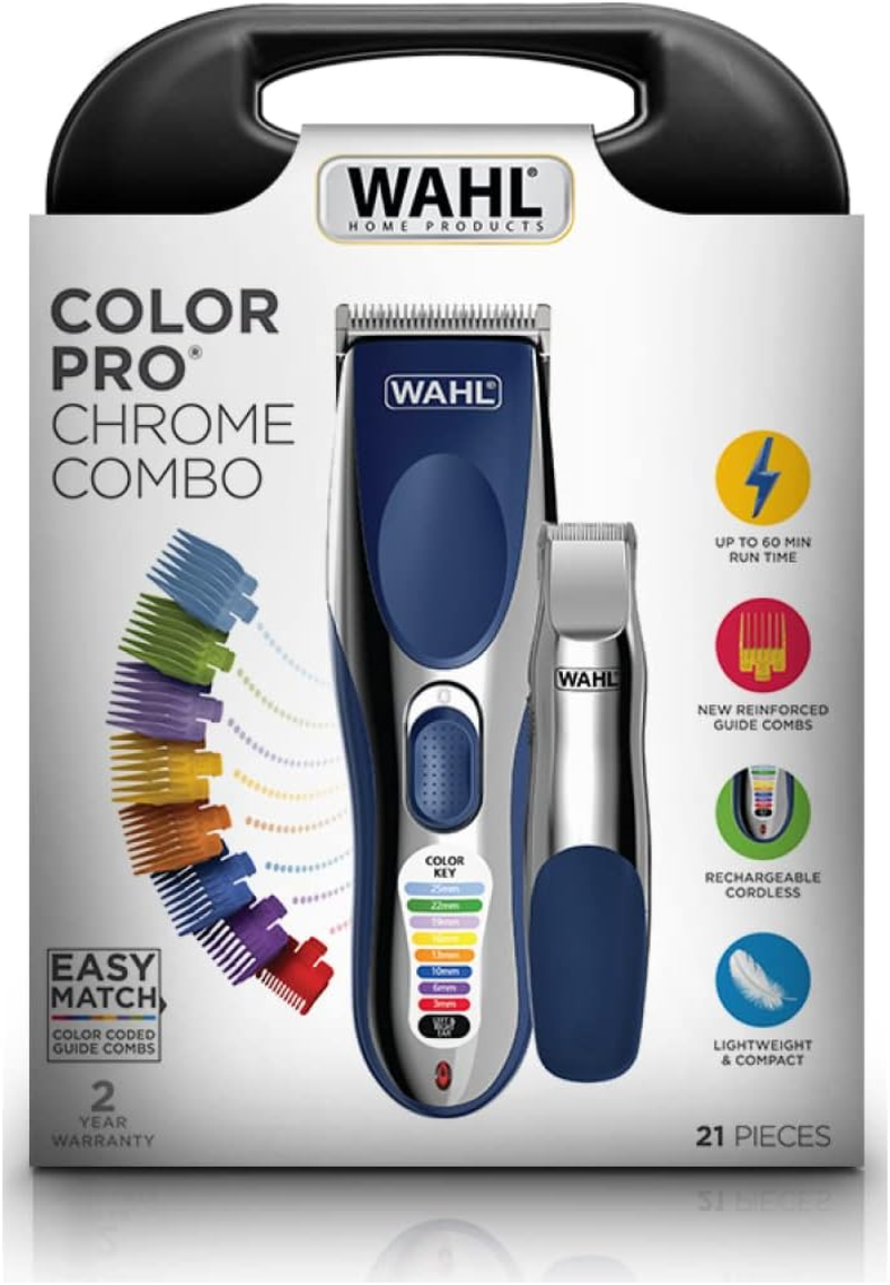 Wahl Color Pro Chrome Cordless Combo WA9649-2012 image number 2