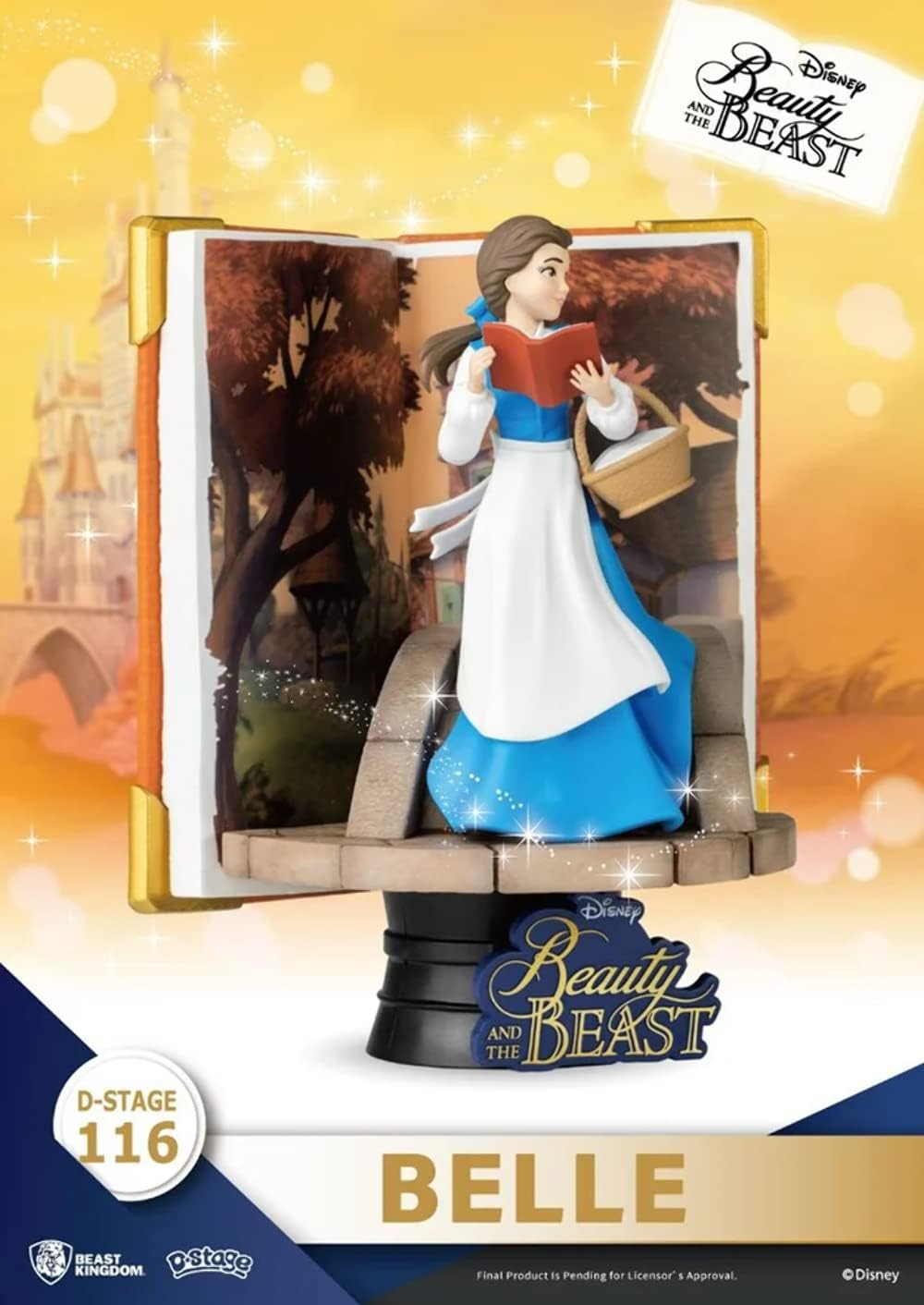 Beast Kingdom | D Stage Disney Story Book Series Beauty and the Beast - Belle | Collectable, Figurine image number 1