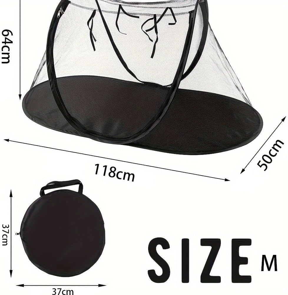 Cat Tent Outdoor, Pet Enclosure Wigwam Suitable for Dogs and Small Animals Foldable Cat Playpen, Pop up Crate Dog Tent Outdoor image number 5