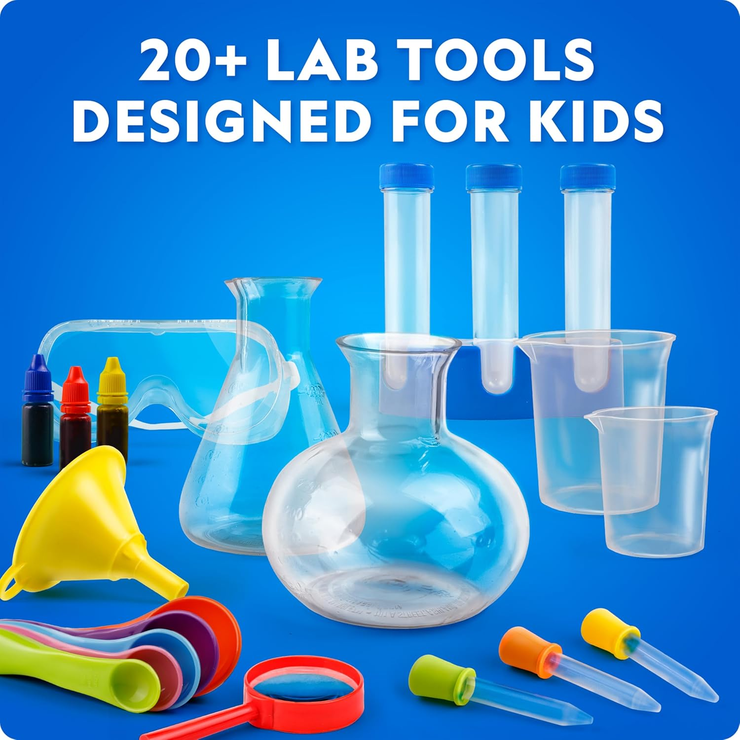 National Geographic Kids Junior Chemistry Set - Full Early Learning Lab Kit with 50 Science Experiments for Kids & 20+ Lab Tools, Chemistry Set image number 2