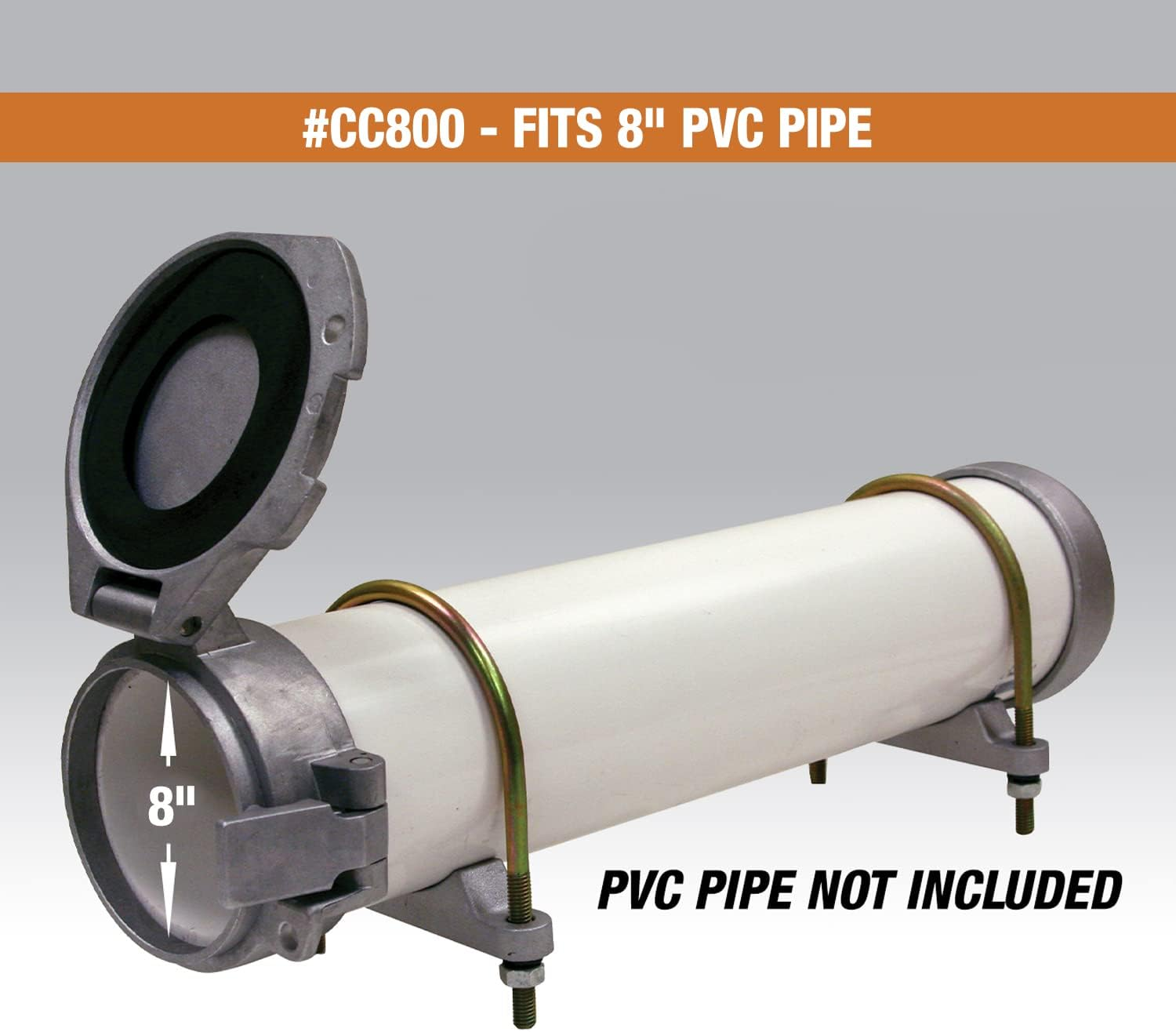 Buyers Products CC800 PVC Conduit Carrier Kit, 8 Inch Diameter, White image number 3