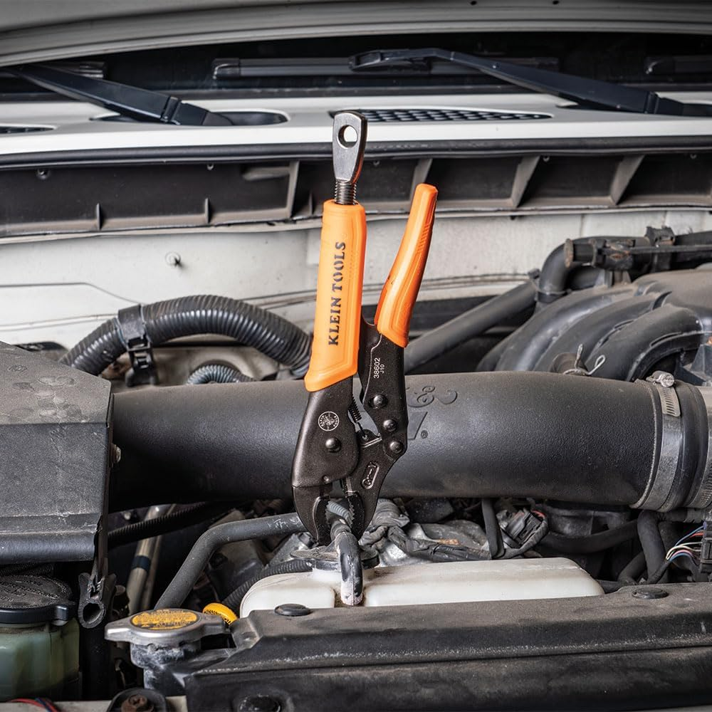 Klein Tools A-38660 Curved Jaw Locking Pliers Set 7" & 10"