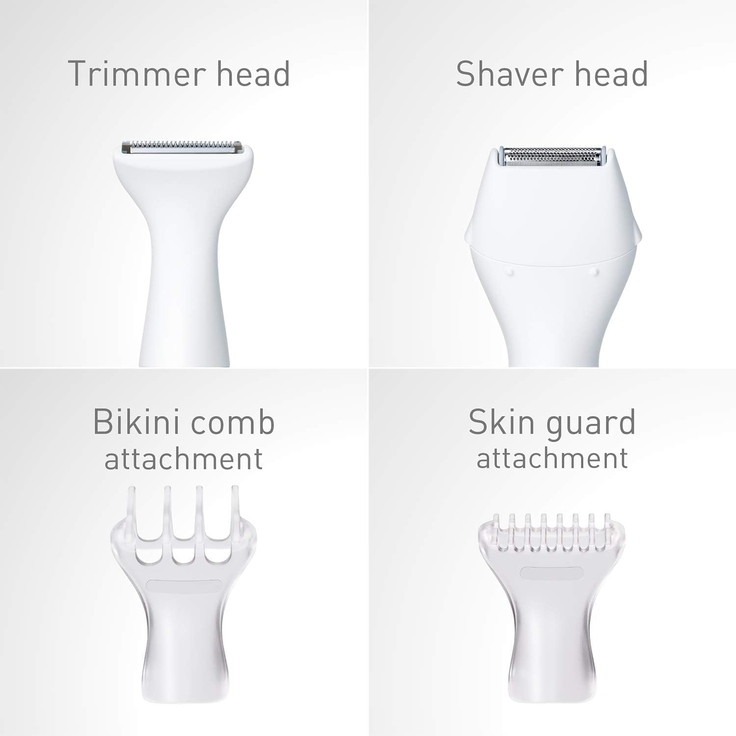 Panasonic Bikini Trimmer & Shaver: Gentle & Fast Hair Removal - Waterproof Body & Head, Compact & Portable Design, Battery-Powered for Convenient Use (ES-WV62-H341)