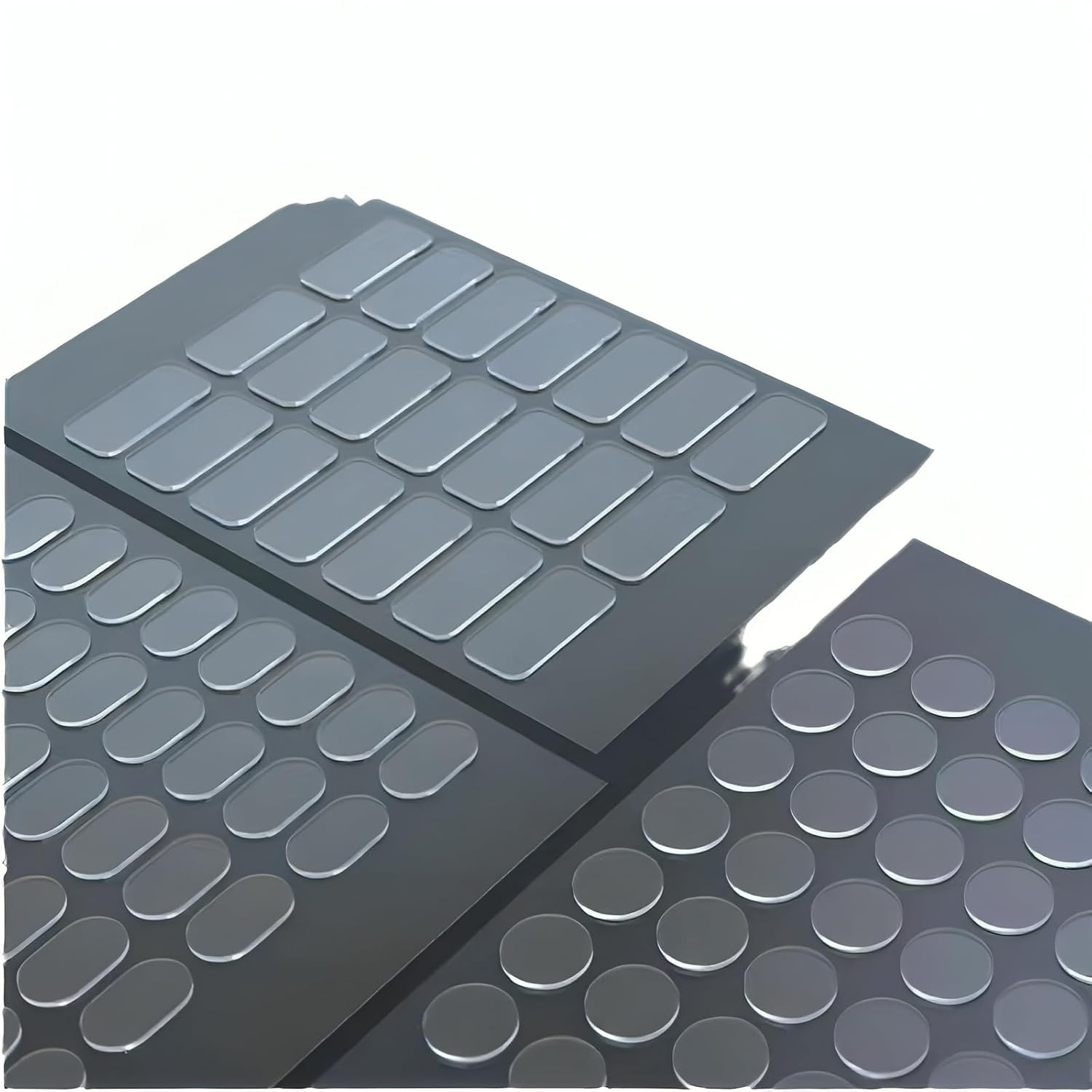 Manusticker Nano Double Sided Stickers - Office Glue - Clear - Circle (Ellipse, Rectangle) - 336 Pcs / 8 Sheets (Ellipse 320Pcs) - Ellipse 320Pcs image number 5