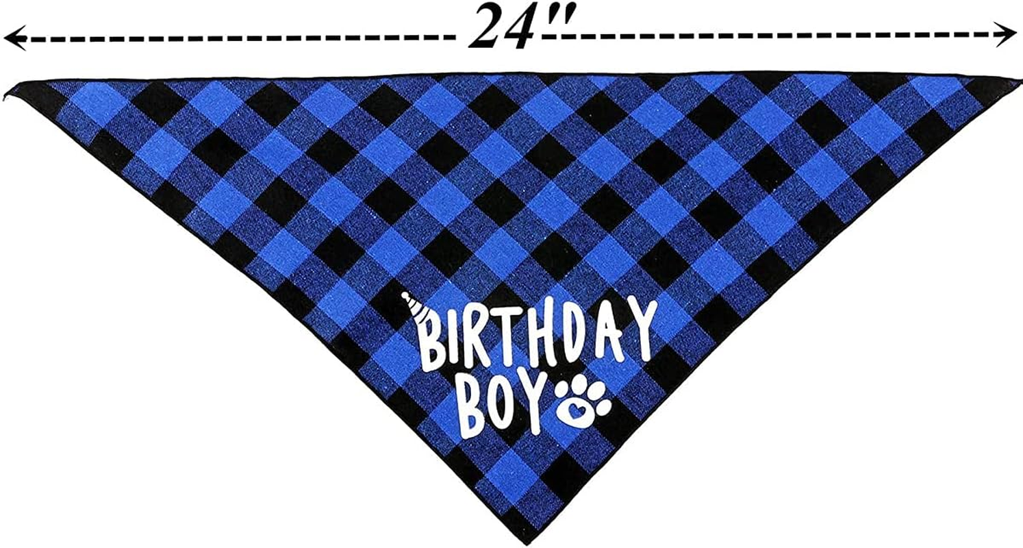 Dog Birthday Party Supplies, Pet Birthday Birthday Bandana Set Dog Birthday Bandana Triangle Scarf Party Supplies Decorations image number 6