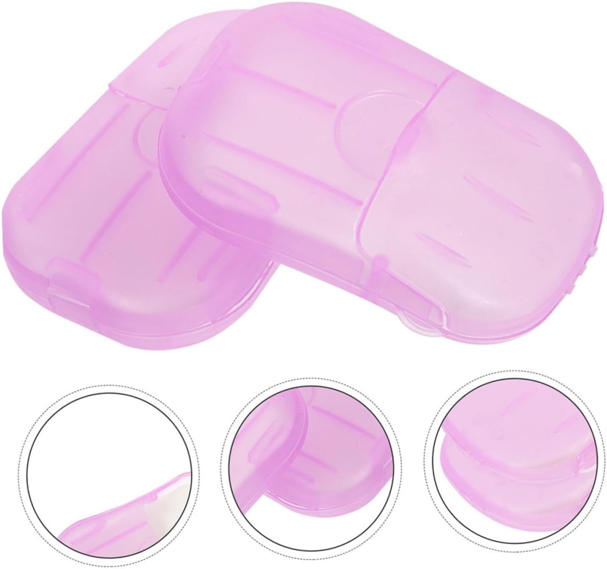 KOMBIUDA Lightweight Soap Slices Portable Travel Soap Sheets Safe Refreshing Hand Wash image number 4