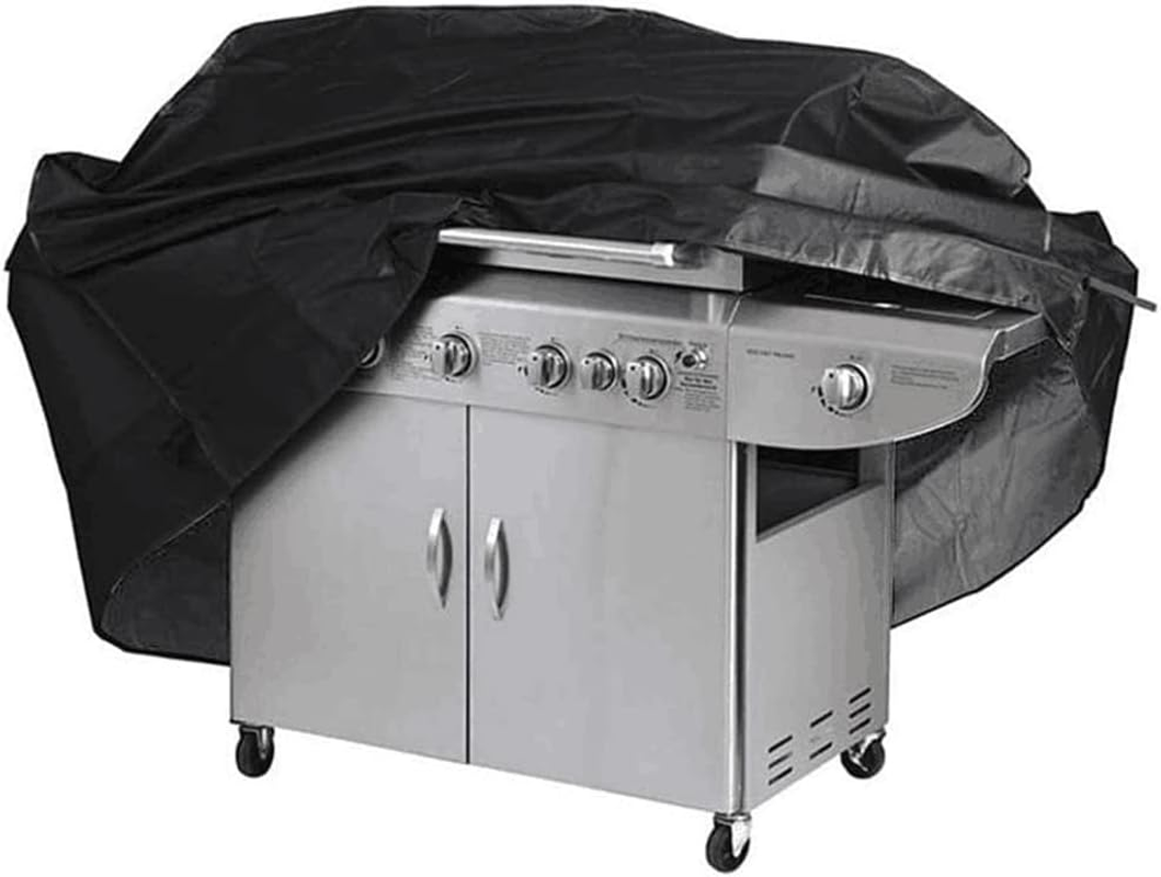 BBQ Grill Cover, 75 Inch Waterproof Burner Gas Grill Cover, Patio Barbecue Grill Cover for Char Broil, Windproof & Uv-Resistant, Gas Smoker Cover with Adjustable Drawstring (75X28X46Inch) image number 1
