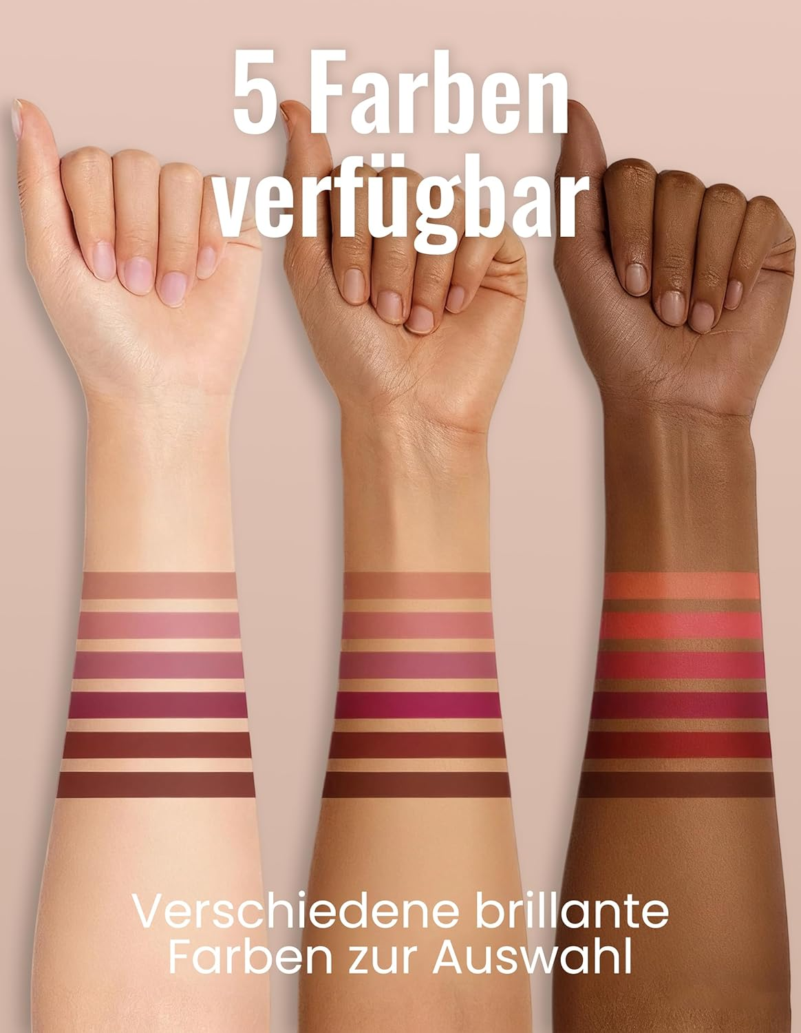 Erinde Tattoo Lip Liner Mat, Waterproof Lip Marker, Long-Lasting and Highly Pigmented, Precise Tip for Defined Lip Contours, No Transfer & Smudgeproof, Nude Lip Liner #02 image number 4