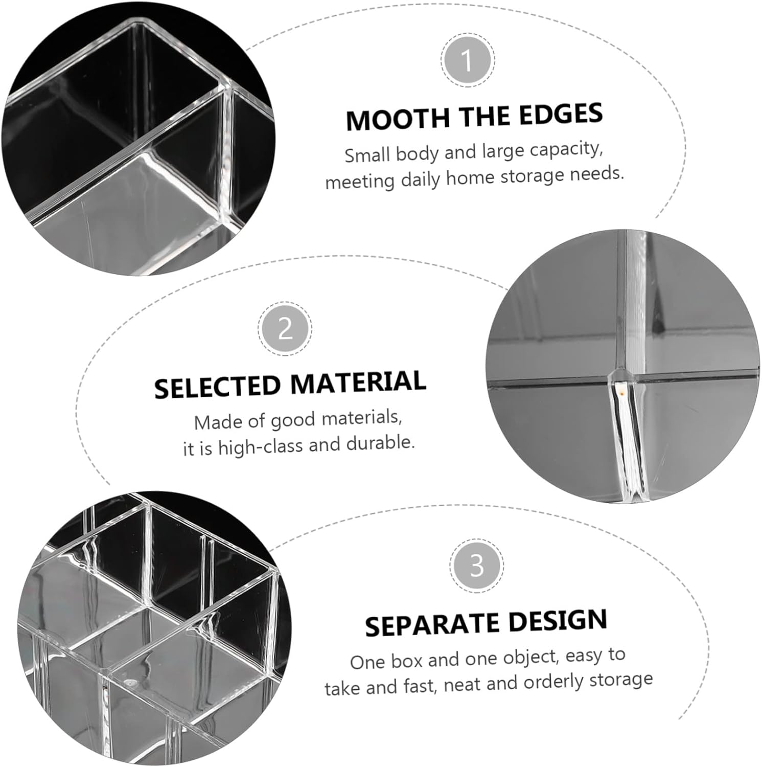 Hohopeti Cable Management Box Cord Storage Organizer Elegant USB Cable Container image number 4