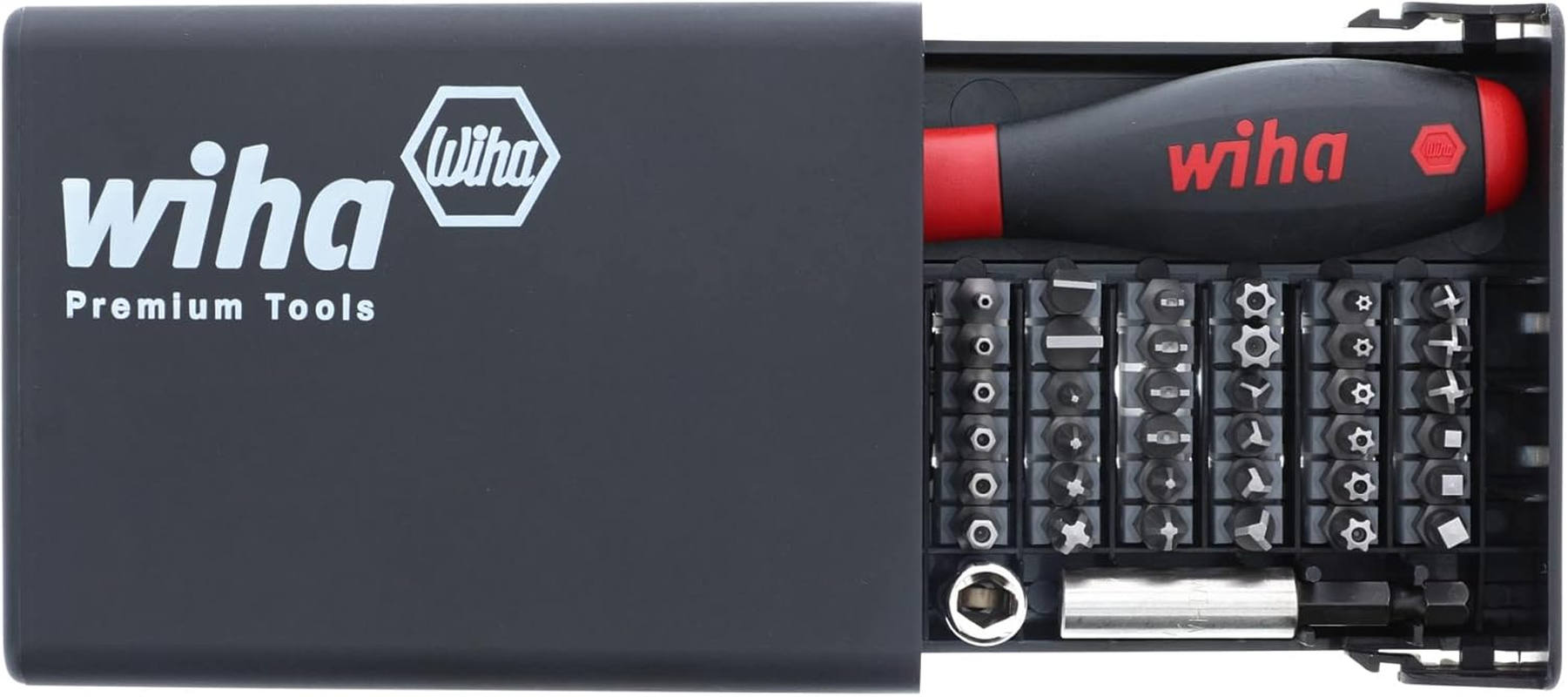 Wiha 71990 Security Bits Collector 39 Piece Set, Multicolour, One Size