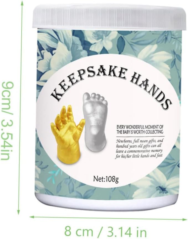 Hand Mold Powder for Newborn Hand Casting Kit for Boys and Girls Use as Keepsake image number 4