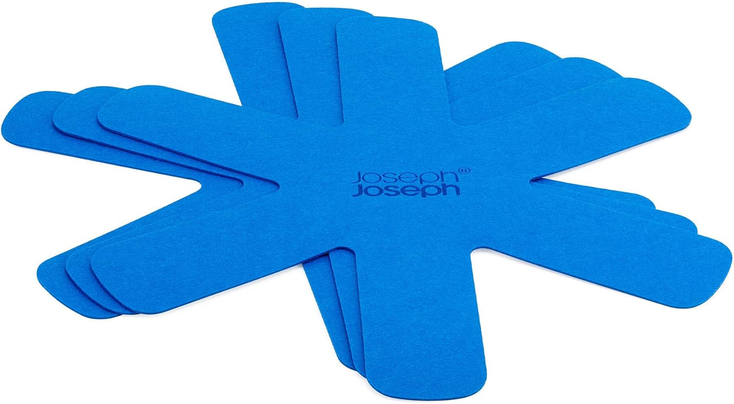 Joseph Joseph Space 3-Piece Felt Pan Protector Set, Anti-Scratch Pot Dividers, Stacking Pan Protectors - Midnight Blue image number 5