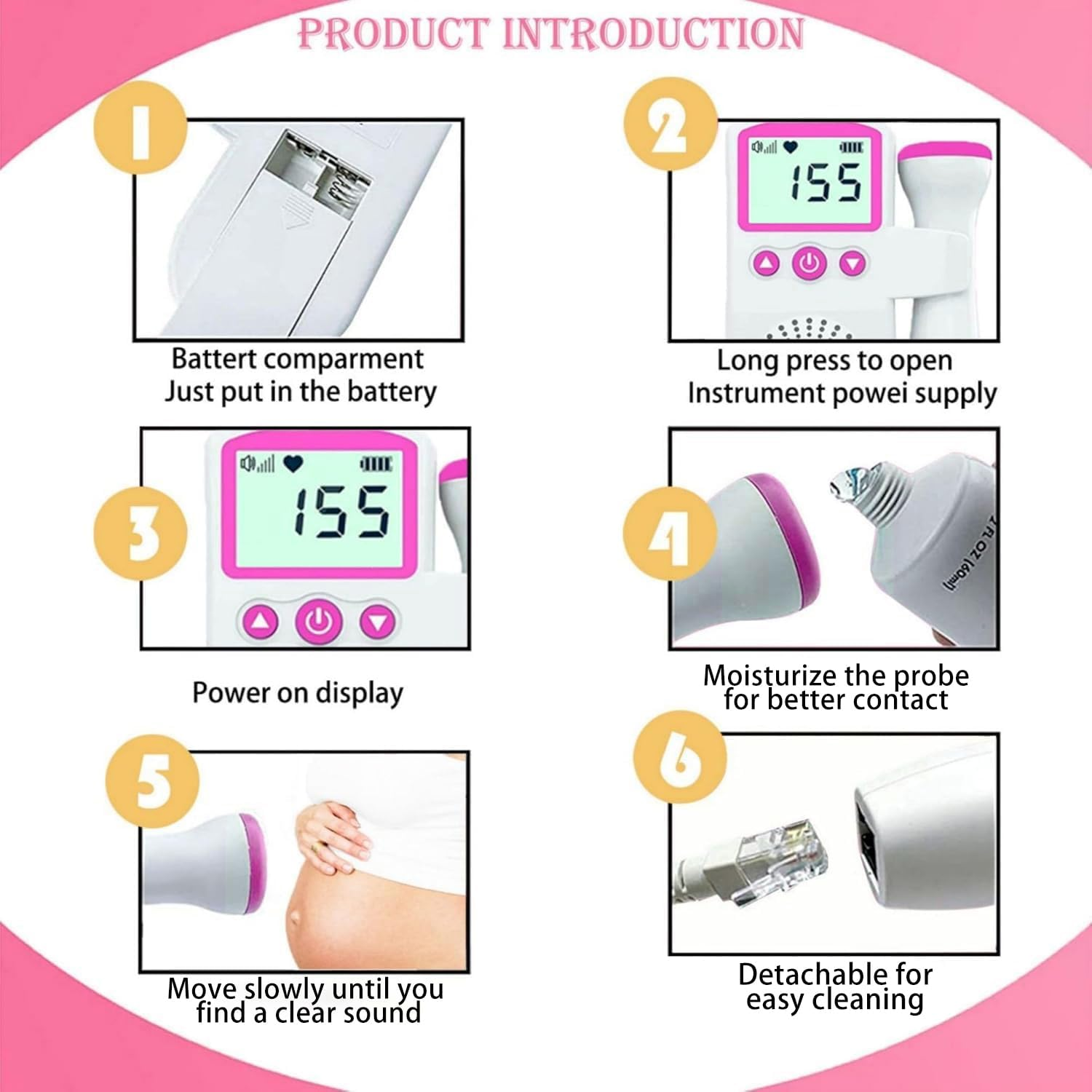 Portable Home Monitor &mdash; Crisp Display & Live Audio for Family Connection and Peace of Mind (Blue) image number 4