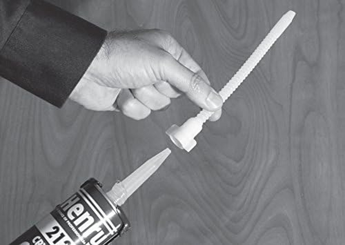 Ready America Flextension Caulking Tube Tip, Reusable and Removable Caulk Gun Nozzles for Hard to Reach Areas, Bends up to 180 Degrees, Caulking Tips, 6-Pack