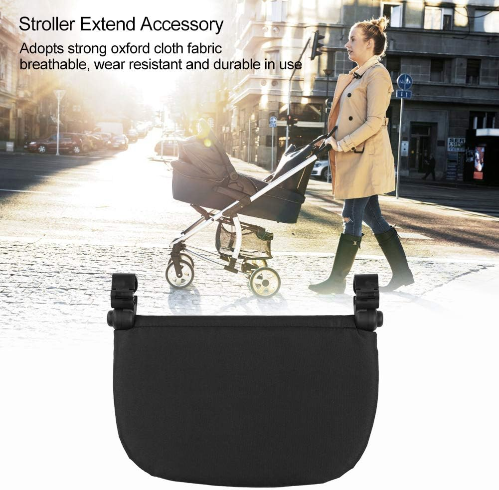 Baby Stroller Footrest, Breathable Stroller Foot Rest Wear for Yoya/Vovo for Strollers for Baby(Black) image number 3