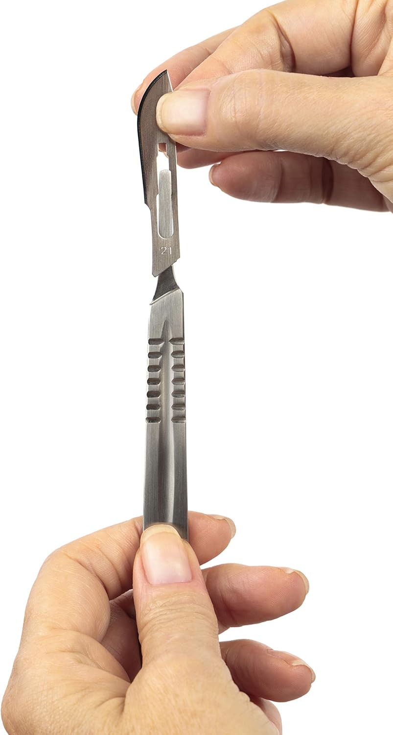 Remos Scalpel Holder No. 4 Rust-Proof 14 Cm Suitable for Blades No. 20, 21, 22, 23, 25 image number 3