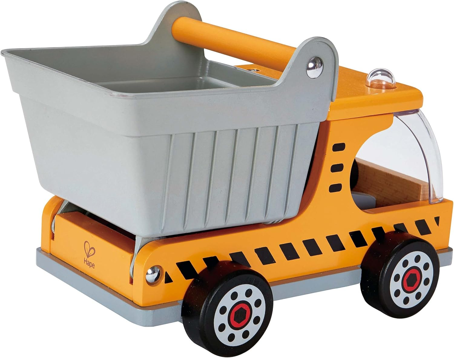 Hape Wooden Dumper Truck Toy &ndash; Construction Vehicle for Kids 3Y+ &ndash; Durable, Smooth-Rolling Wheels &ndash; Imaginative Play & Motor Skills Development &ndash; Eco-Friendly & Safe image number 1