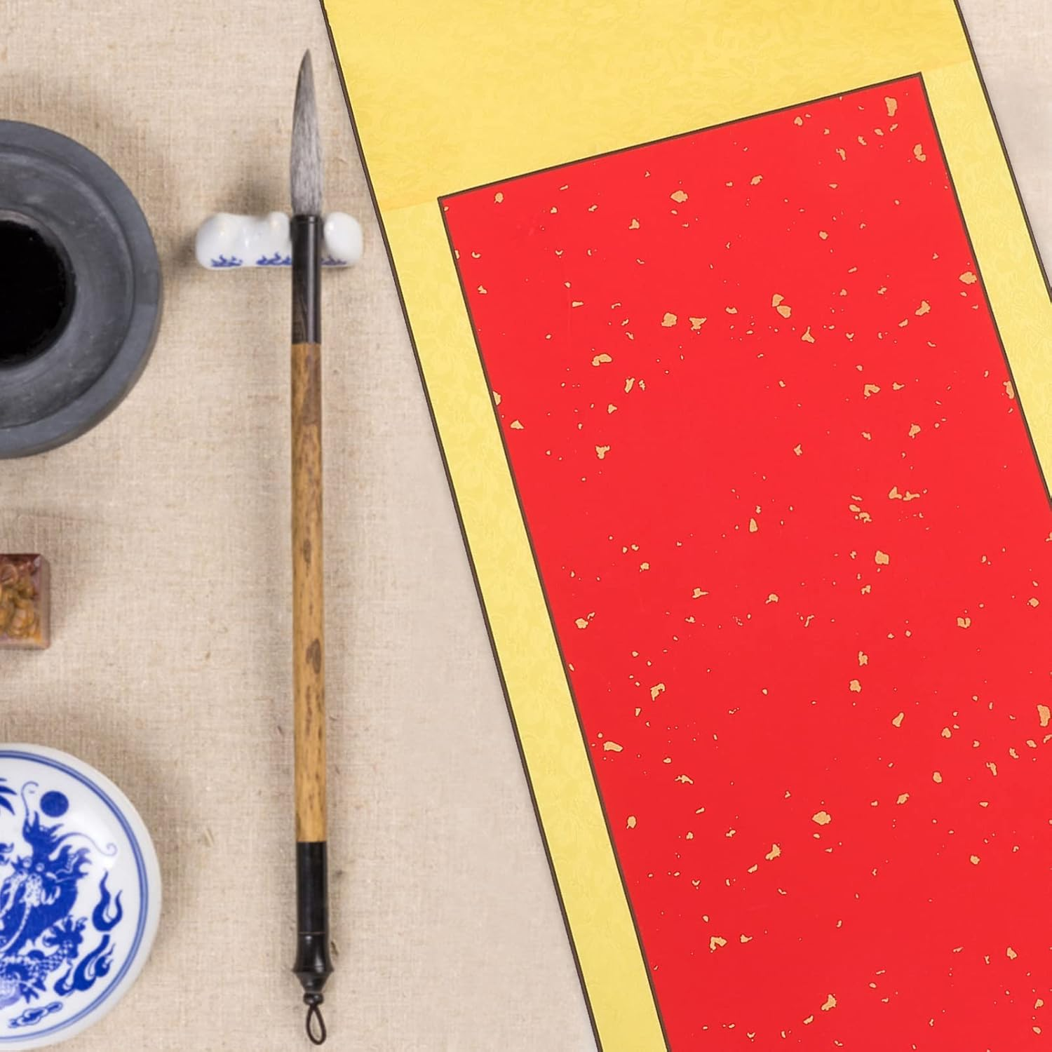 MAGICLULU Calligraphy Practicing Paper Chinese Xuan Paper Art Wall Scroll Drawing Scrolling