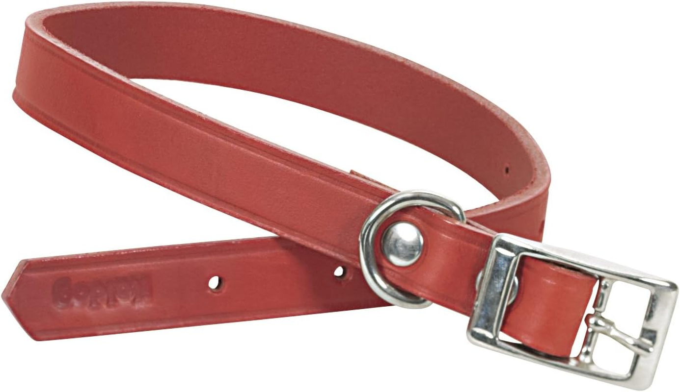 CHAPUIS SELLERIE SLA633 Dog Collar - Red Leather - Width 30 Mm - Length 60 Cm - Size L image number 2