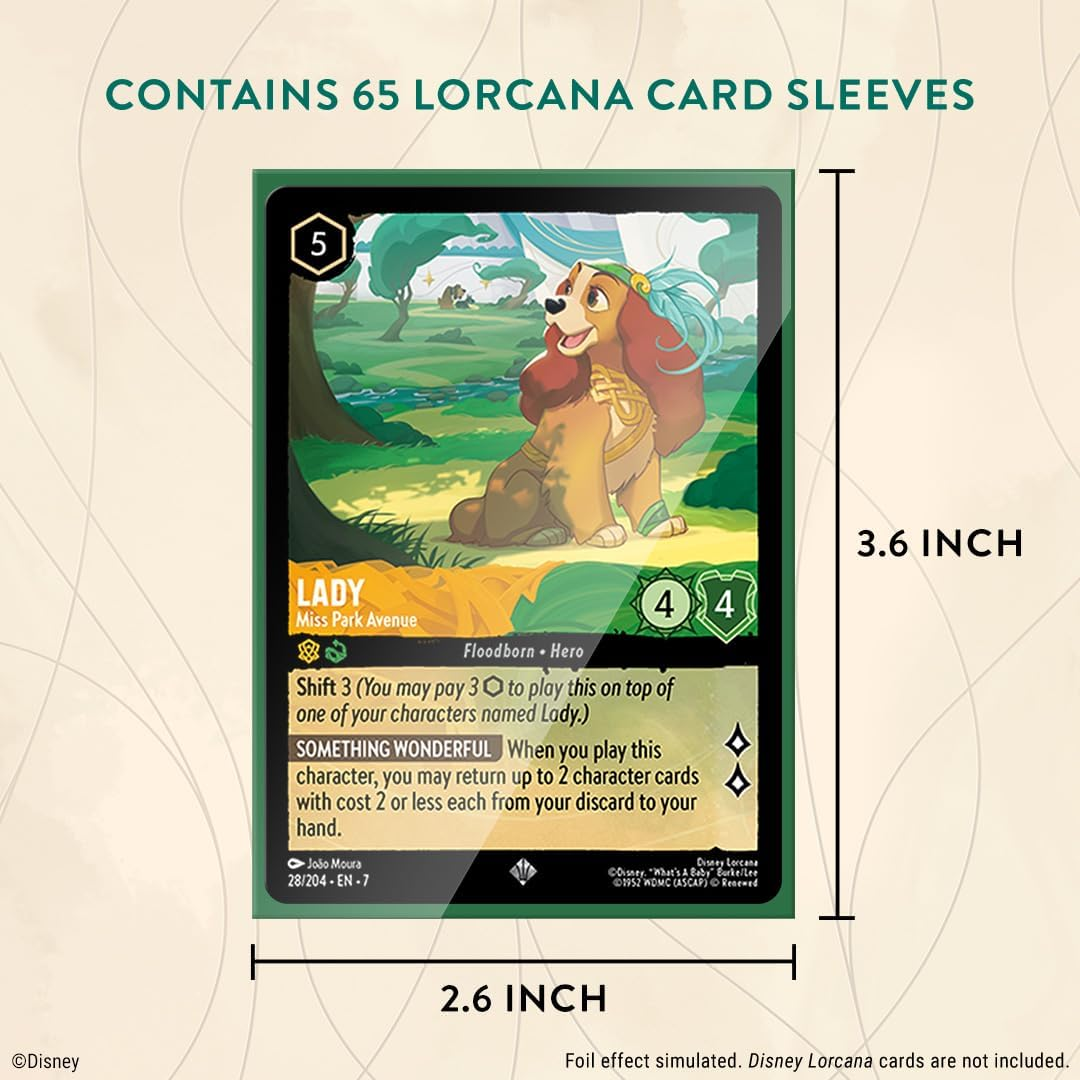 Ravensburger Disney Lorcana S7 Archazia'S Island Sleeves: Ursula &ndash; Deceiver of All image number 1