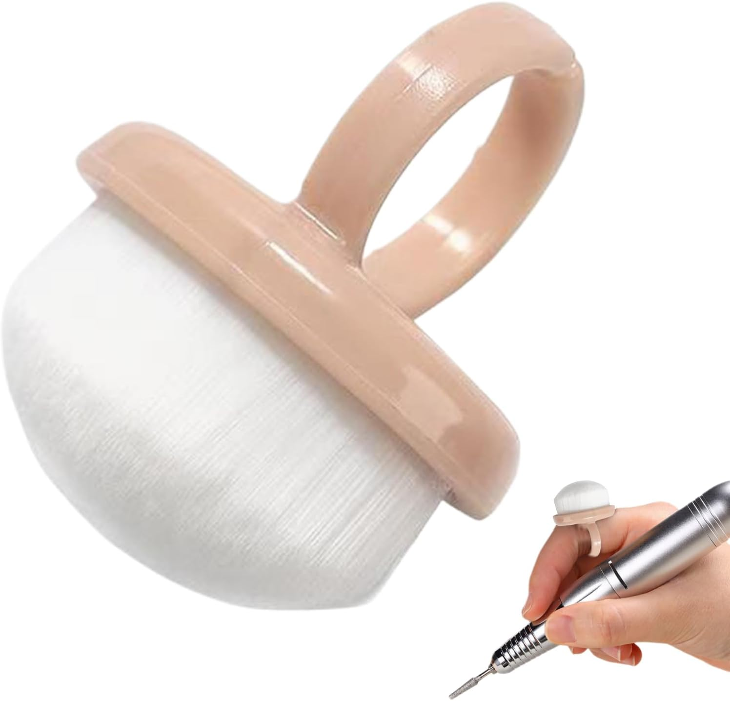 Nail Brush for Cleaning Fingernails | Nail Clean up Brush Scrubber, Portable Manicure Tools Pedicure Duster for Indoor Home Outdoor Travel Vacation