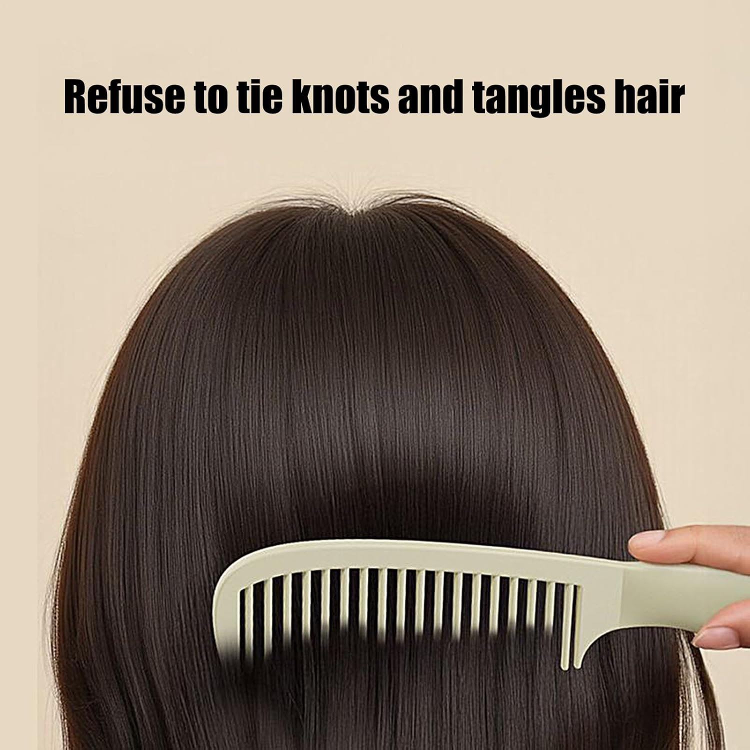 Jiimhte Hair Comb,Self-Standing Hair Comb with Weighted Base | Secure Grip Styling Tool with Comfort Handle for Wife Sister Daughter Friend