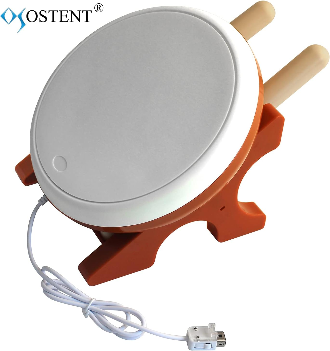 OSTENT Drum Controller Sticks for Nintendo Wii Console Taiko No Tatsujin Master Video Games image number 4