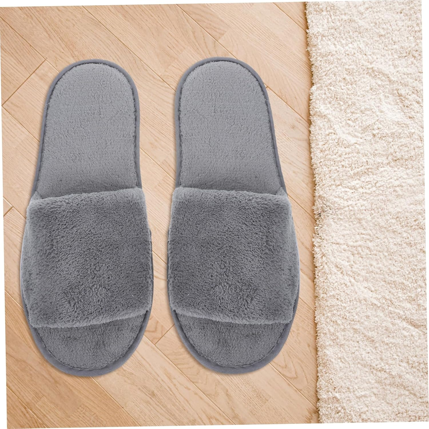 PACKOVE Disposible Spa Slippers Hotel Slippers for Guests Travel Shoes Non-Slip Disposable for Home image number 6
