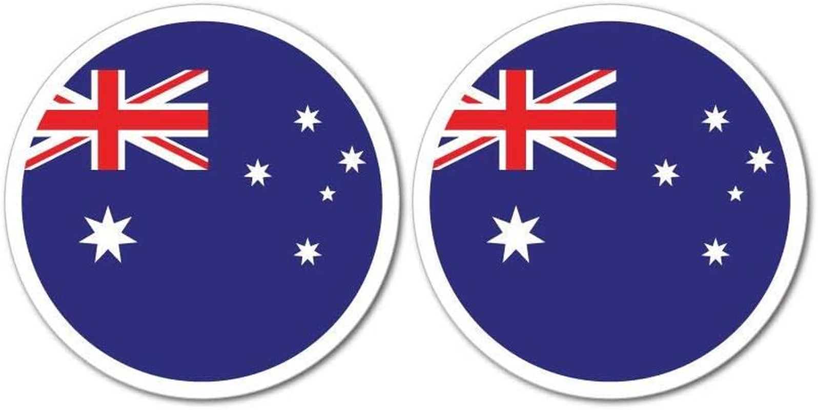 Australian Flag X2 Sticker Decal Aussie Straya Oz Country Love Proud image number 4
