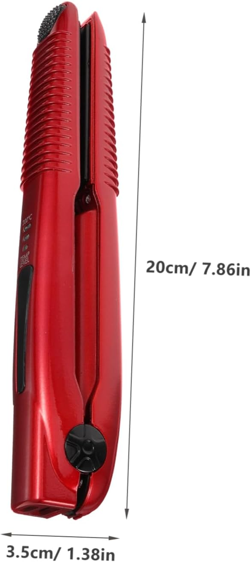 Baluue Cordless Hair Straightener Curler Rechargeable Travel Hair Straightener Temperature Modes for Women Men image number 3