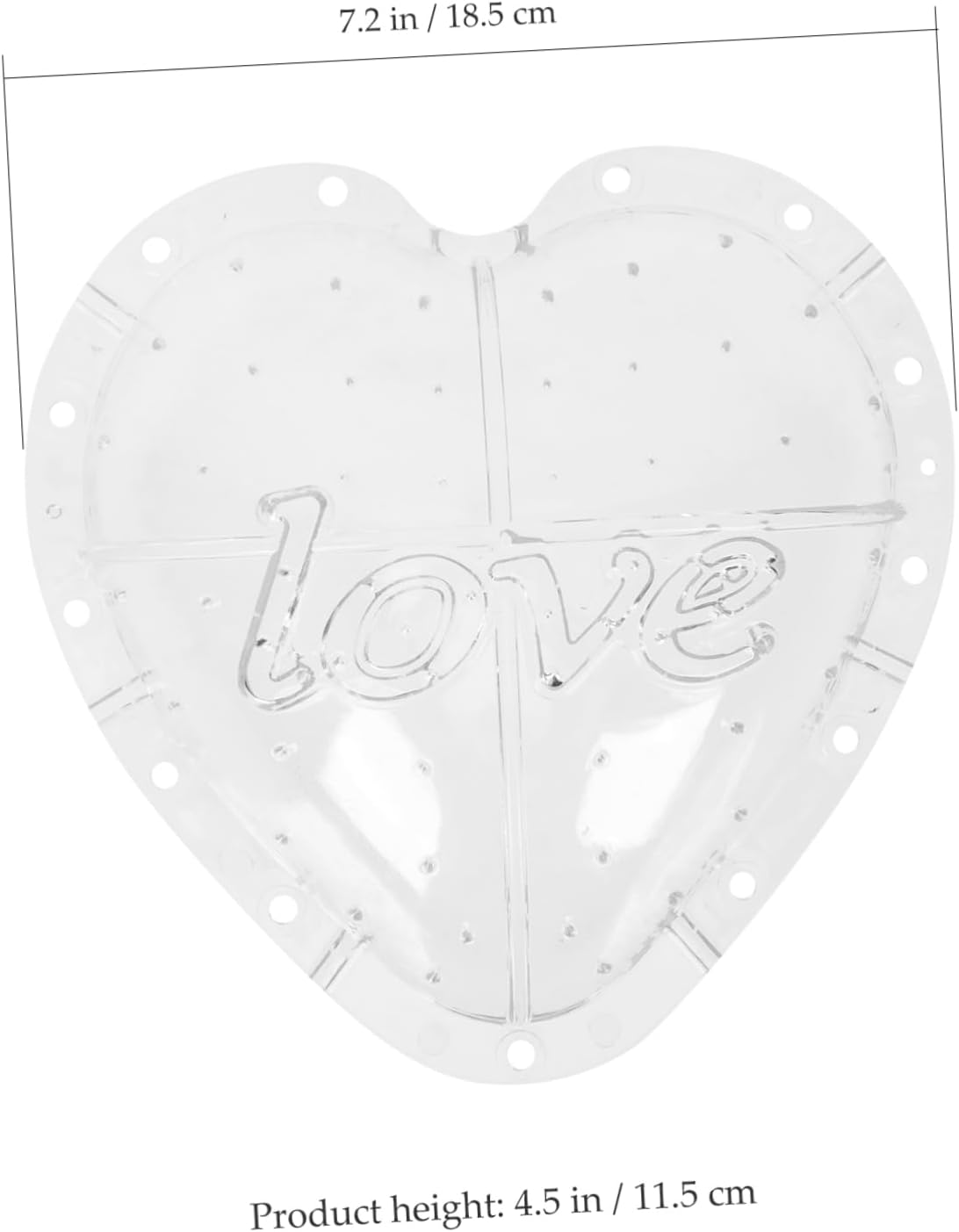 Angoily Heart Fruit Shaping Mould Vegetable Moulds Easy to Use Watermelon Growing Mold Creative Gardening Supplies image number 1