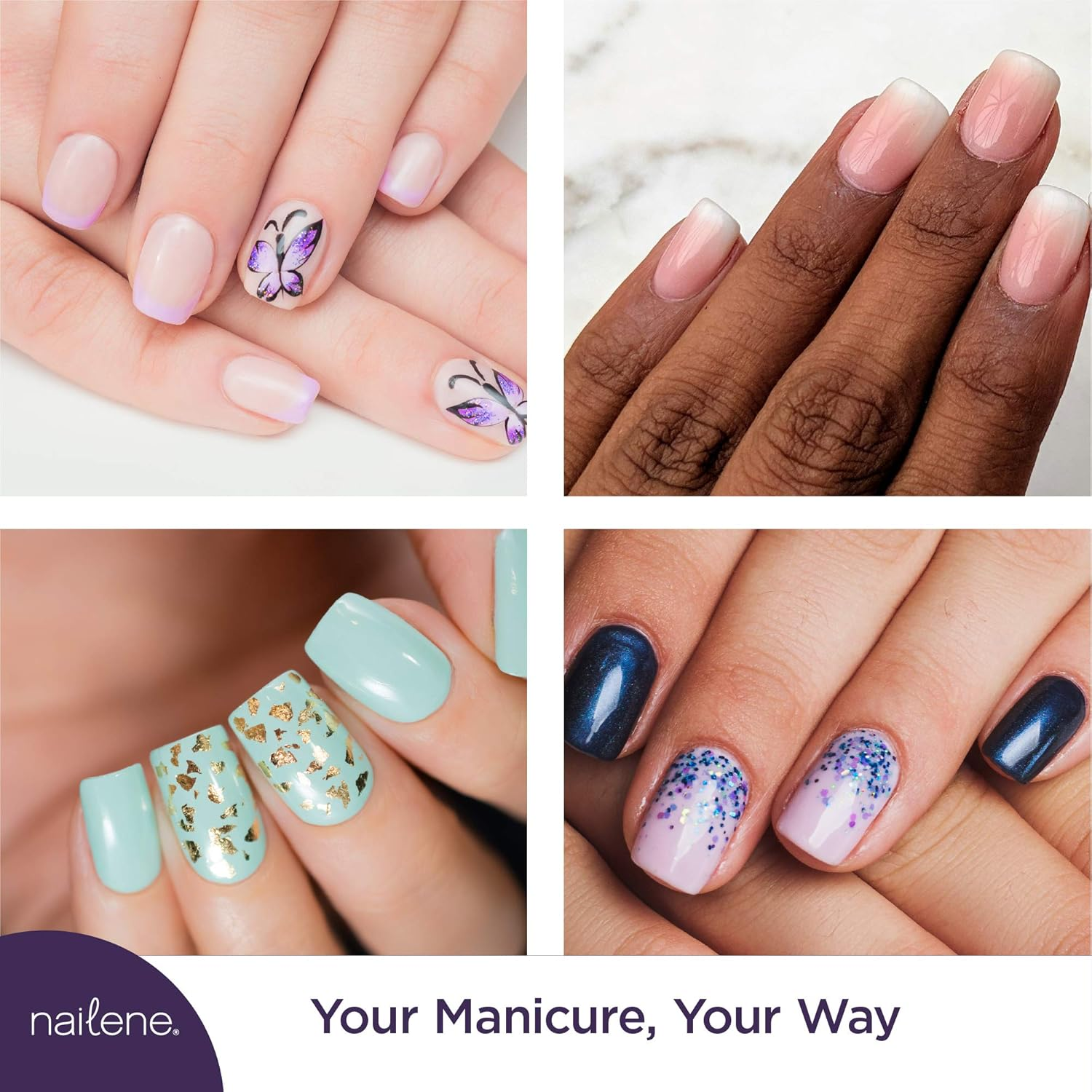 Nailene so Natural Full Cover Undecorated Nails and Tips (Pack of 216) image number 3