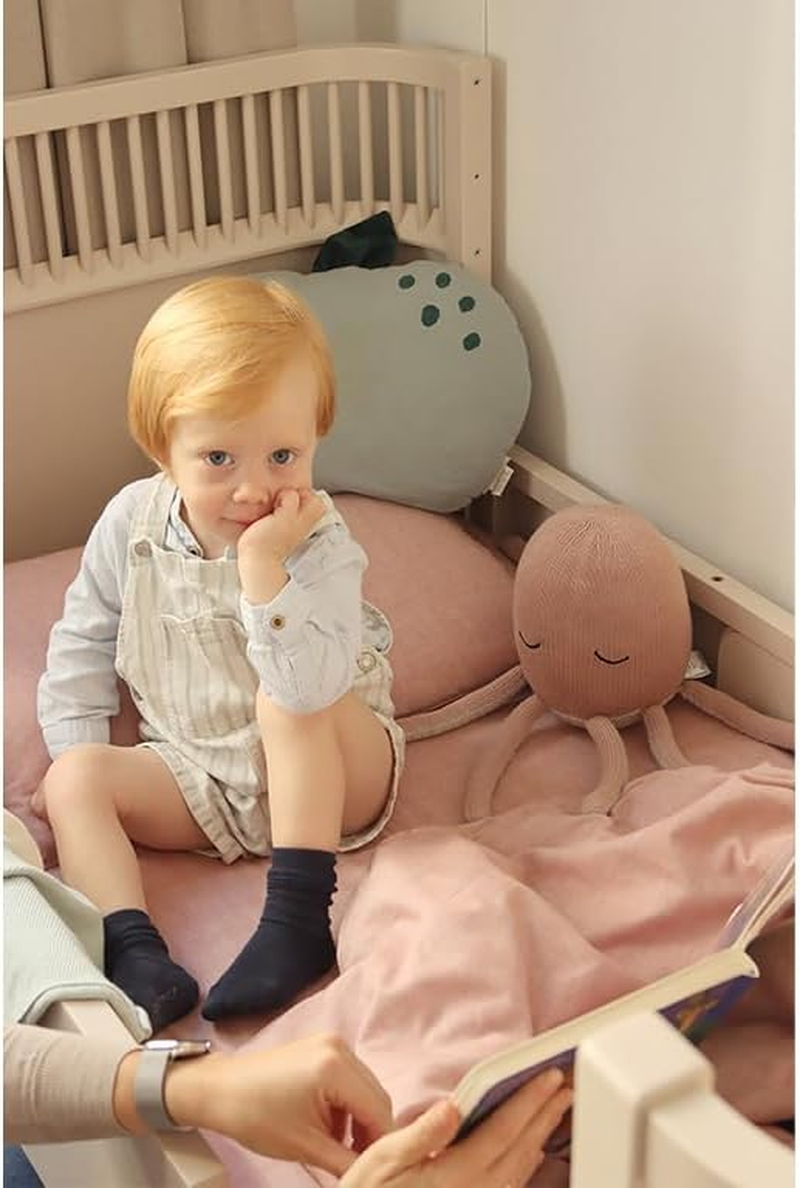 Kindsgut Children'S Bed Linen Dusky Pink 100% Cotton, 135 X 100 Cm with Zip, Breathable and Washable at 40&deg;C, Suitable for Tumble Dryer, Subtle Design with High Quality image number 1