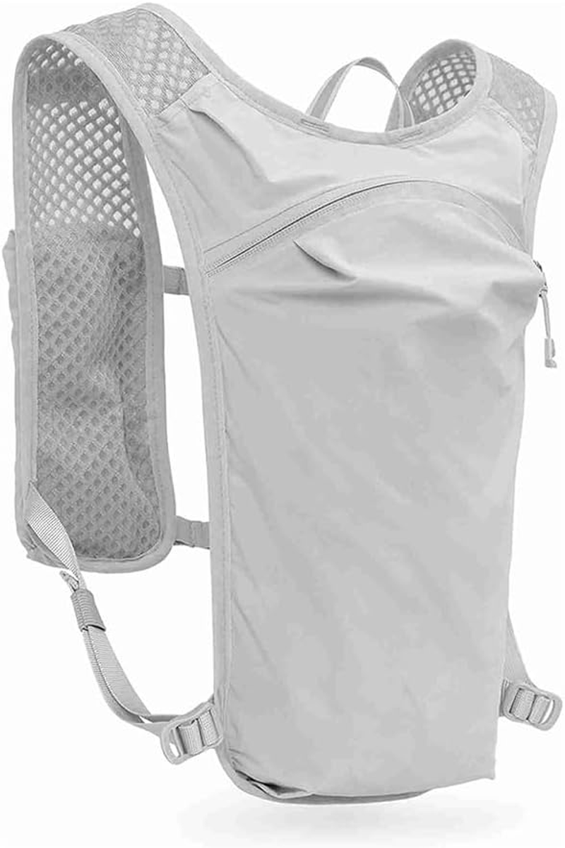 Running Hydration Backpack, Lightweight Insulated Pack with 250ML Water Bladder Bag Daypack for Hiking Trail Running Cycling Race Marathon for Women Men