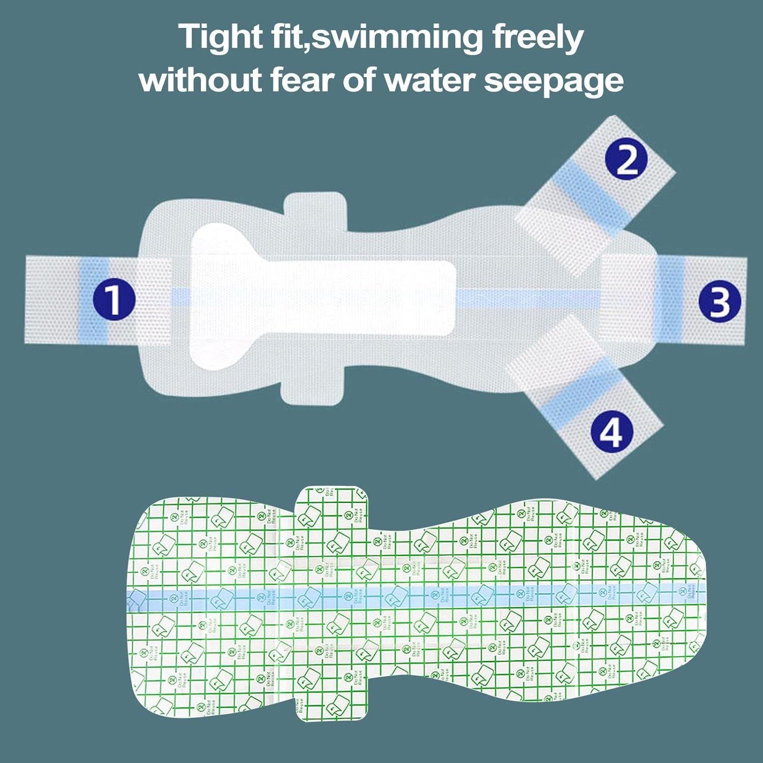 Waterproof Swimming Pads,Waterproof Skin Friendly Panty Liner - Secure Feminine Care Liners Comfortable for Daily Use Swimming Bath - A image number 5