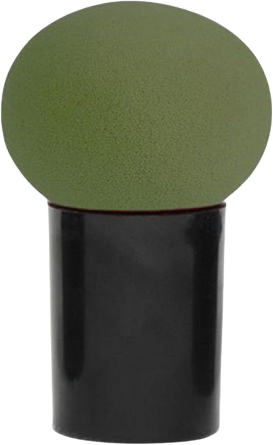 Miutii Makeup Blending Sponge Mushroom Head Powder Puff with Handle for Liquid Foundation Cream Blush Air Cushion Soft Tool 1 Piece Black One Size