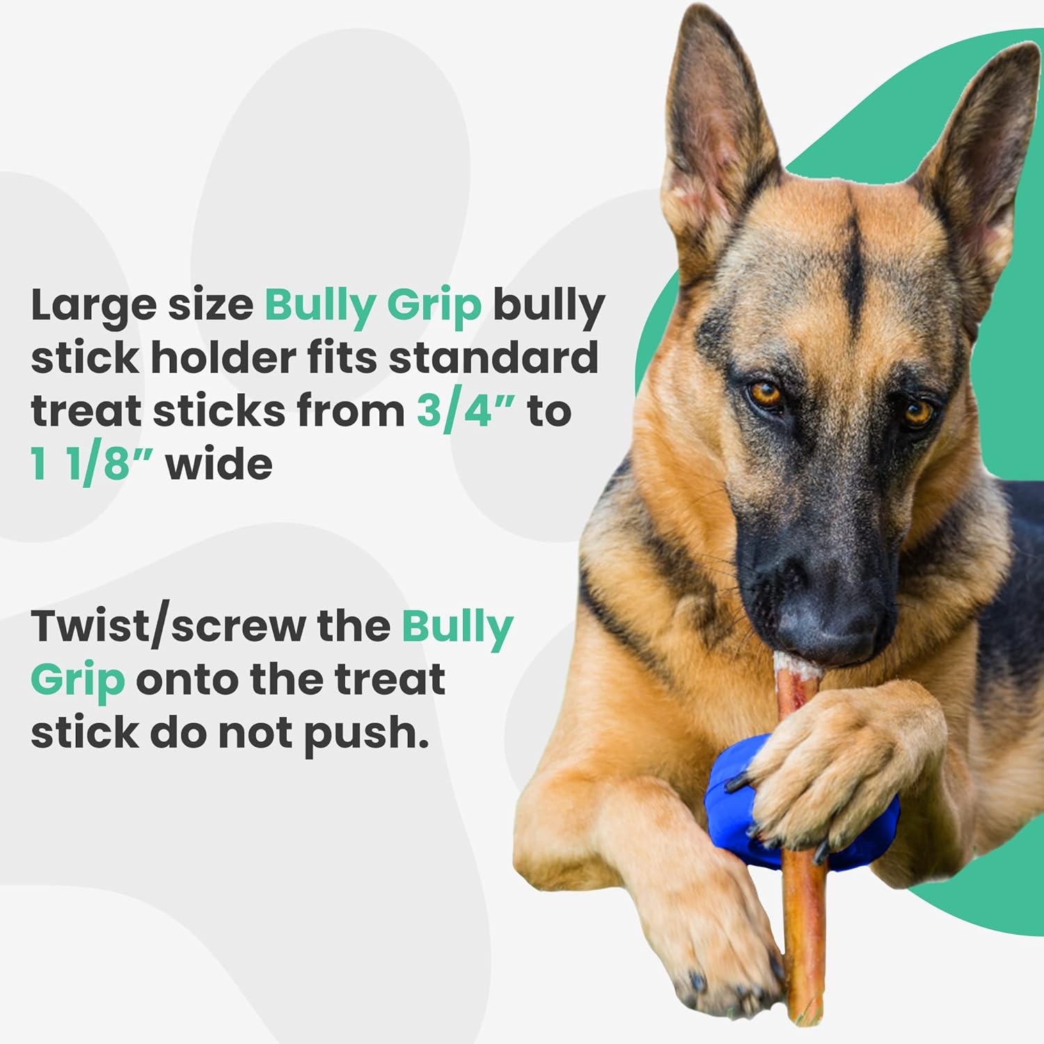 Bully Stick Holder for Dogs -Large Size - Interactive Dog Toy, Dog Treat Holder, Slow Feeder, Treat Dispenser, Chew Toy and Dog Safety Device image number 3