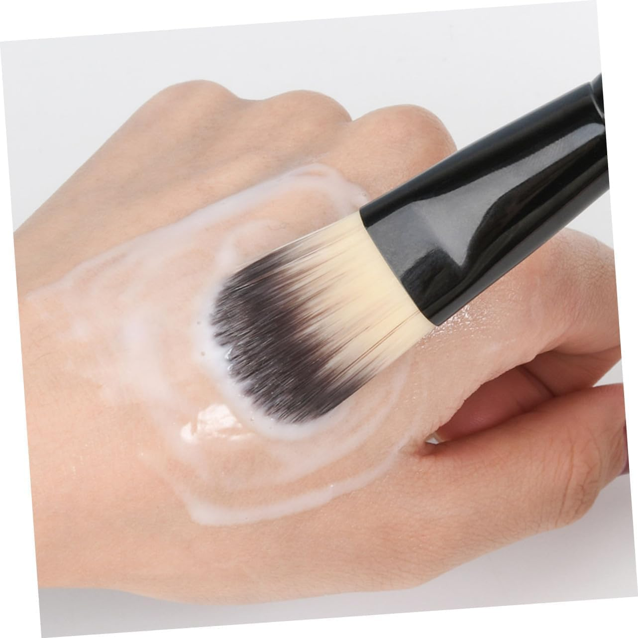 2PCS Nylon Facial Mask Brush Set - Professional Mud Mask Applicator with Precise Firm Bristles for Even Skincare Application, Portable Beauty Tool for Home & Travel Use image number 5