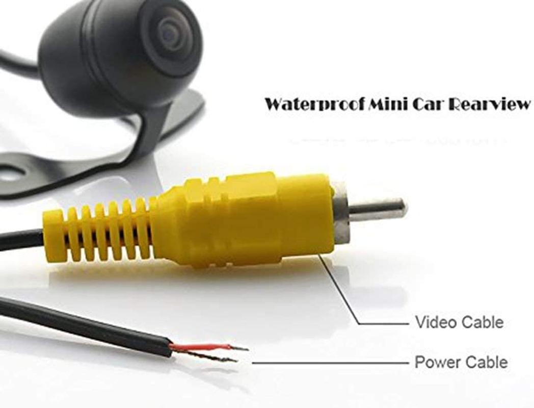 Car Rear View Backup Reversing Camera Car Auto Backup Camera Waterproof Butterfly Shape Night Vision Assistance Mirrored Image W/Grid Lines Night Vision image number 1