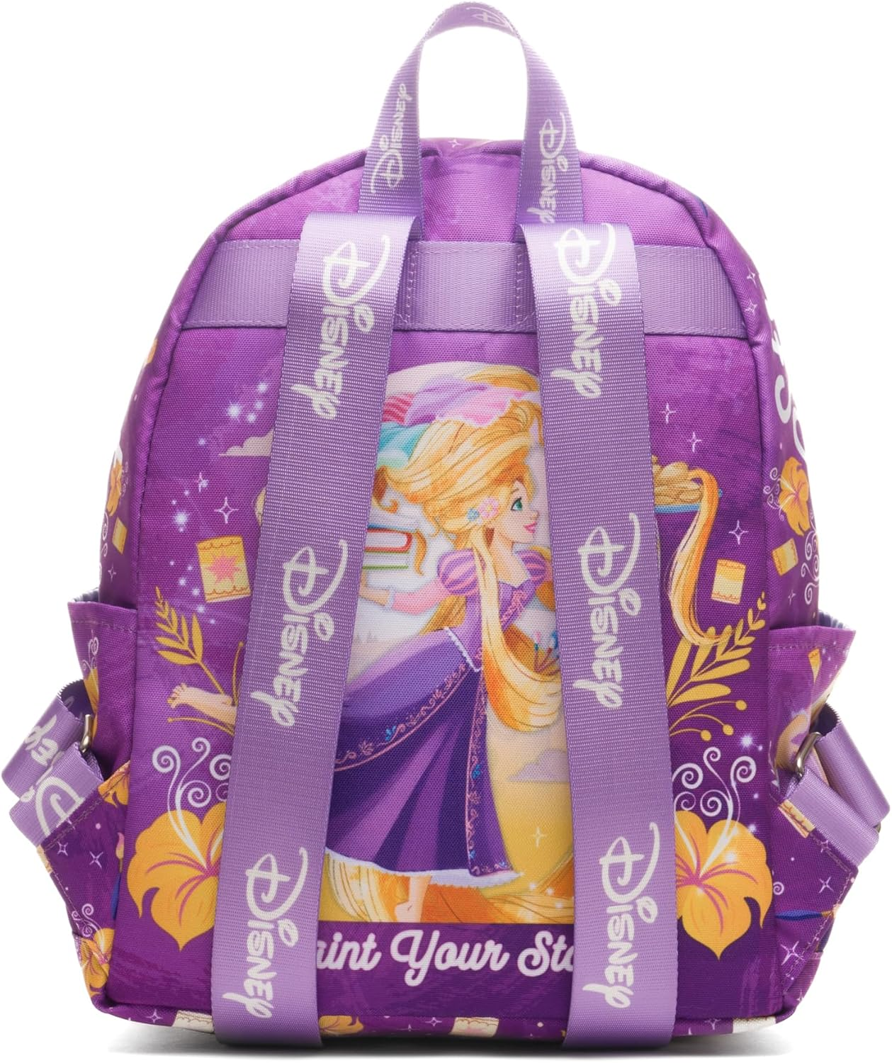 Wondapop Disney Tangled Rapunzel Strong at Heart 13" Deluxe Nylon Mini Backpack image number 1