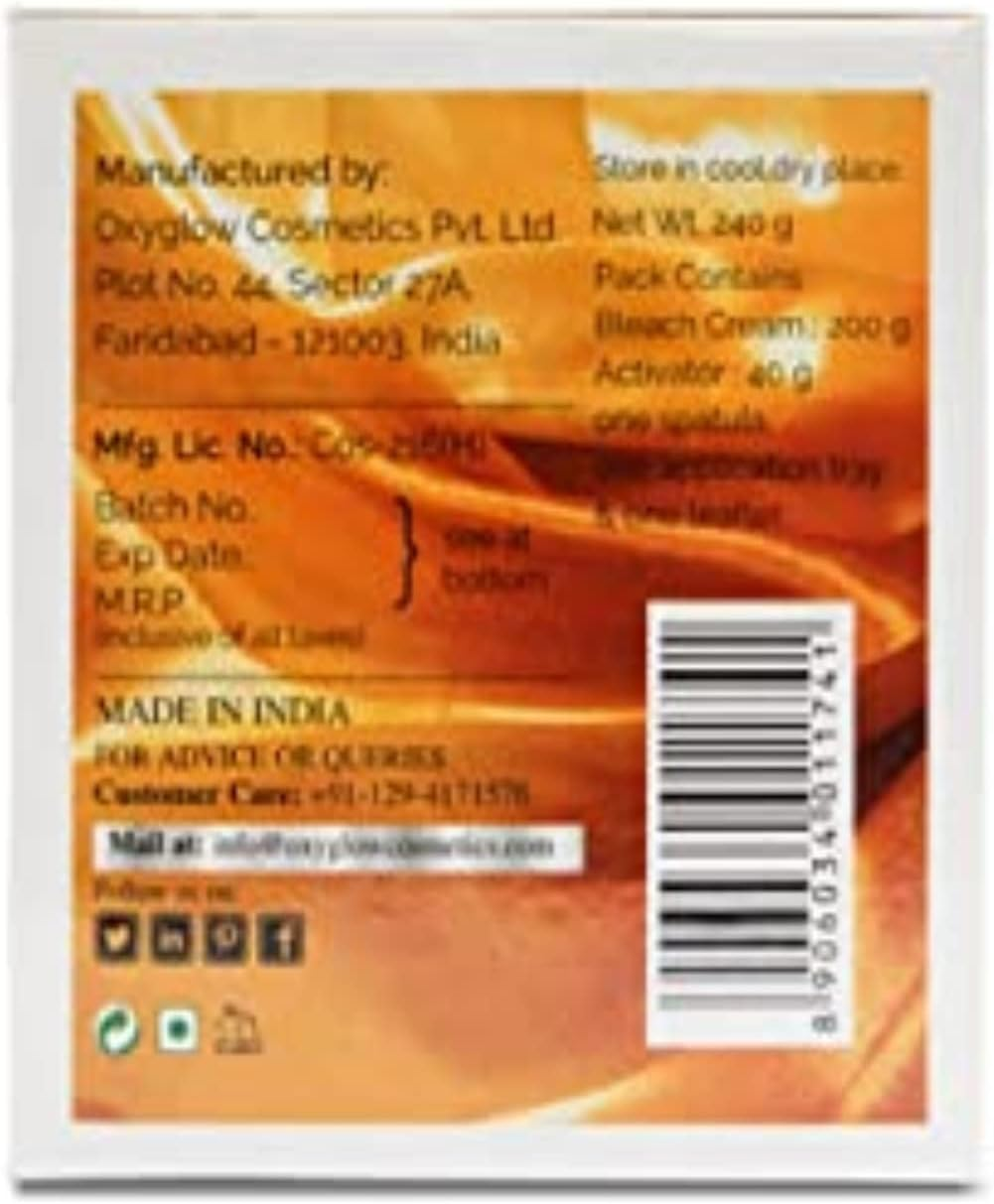Oxyglow Golden Bleach Cream, 240G image number 5