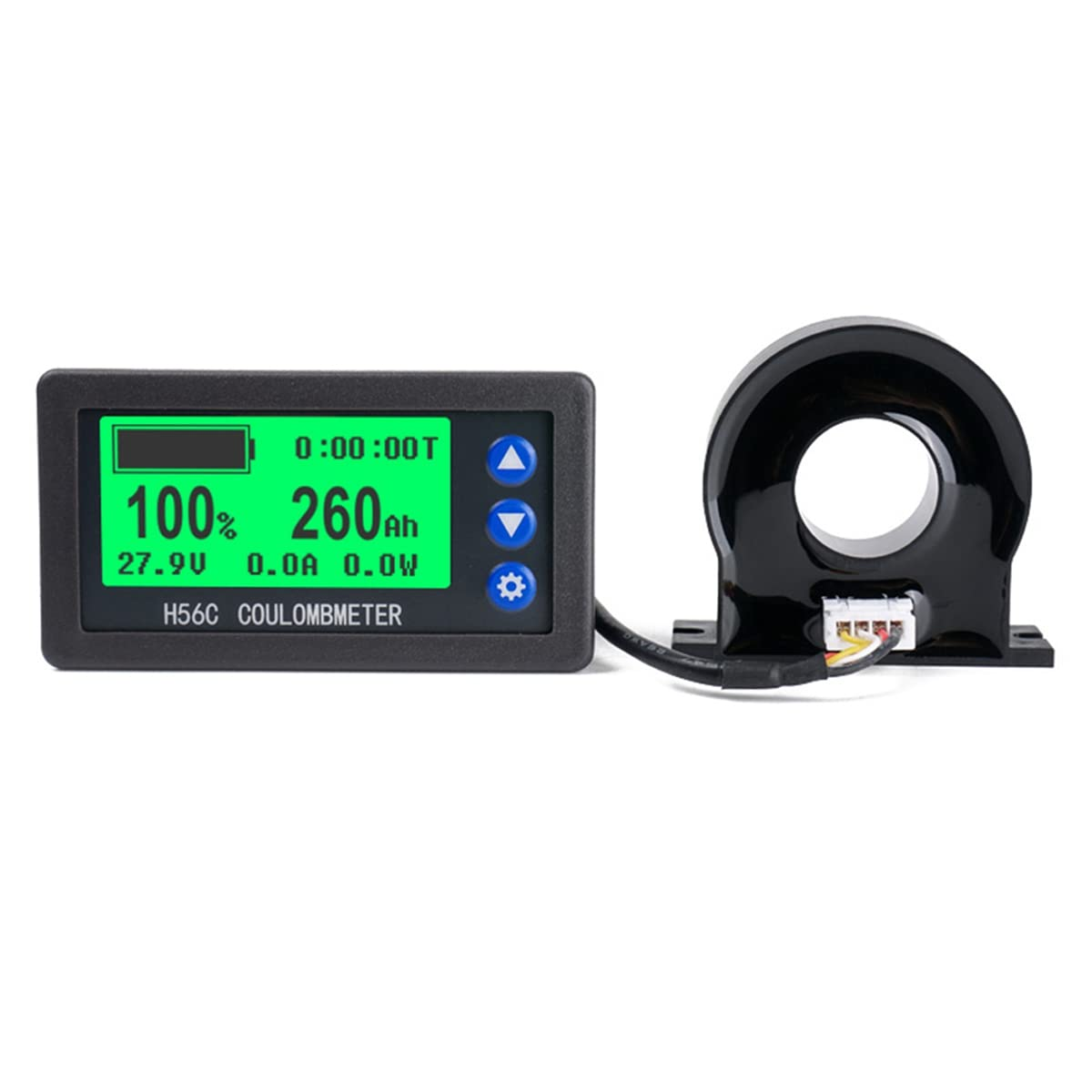 SVRITE Battery Monitor Hall Coulomb Meter DC 8-100V 200A Lifepo4 Lead-Acid Li-Ion Lithium Capacity Power Display image number 5