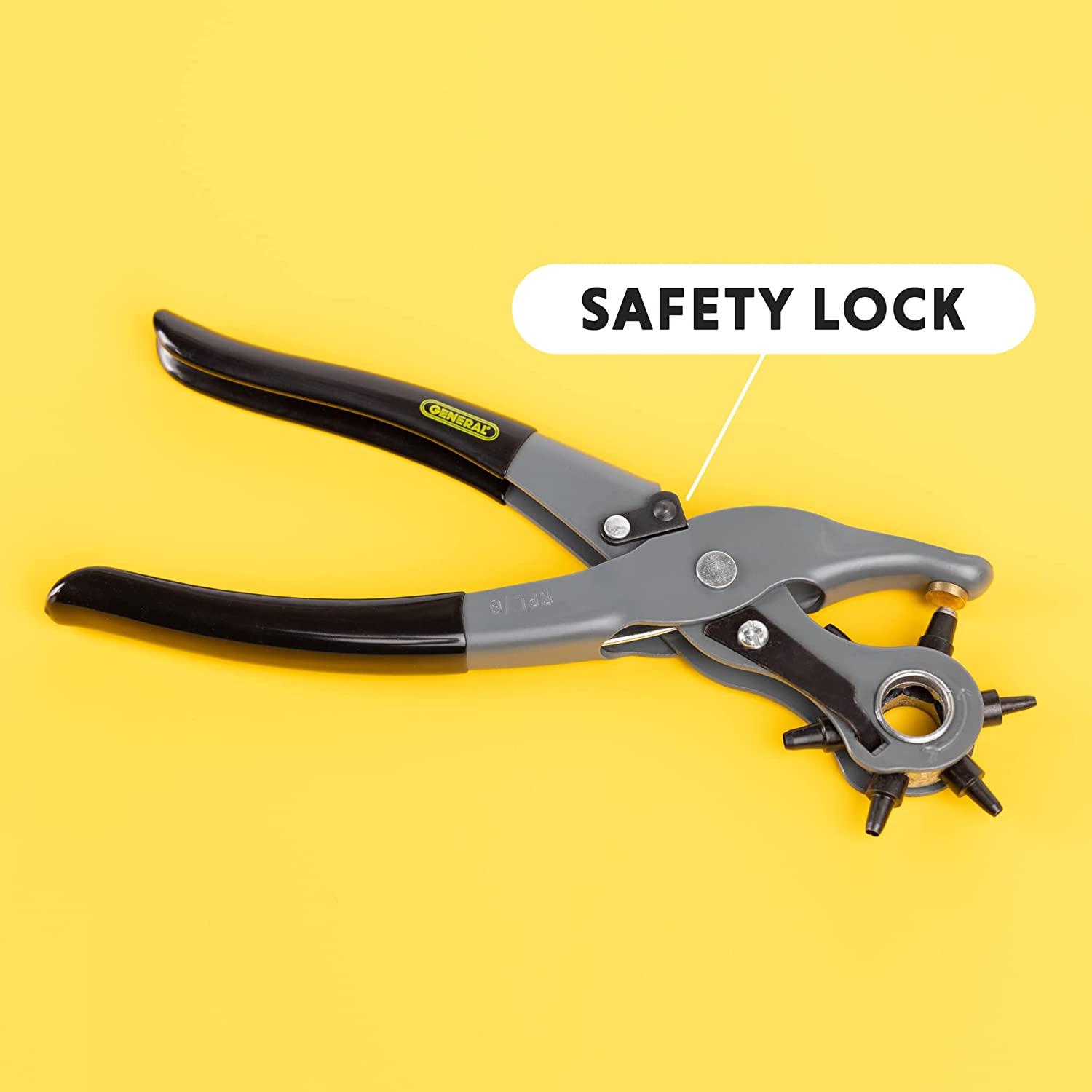 General Tools 72 Leather Hole Punch Tool, 5/64 Inch to 3/16 Inch image number 1