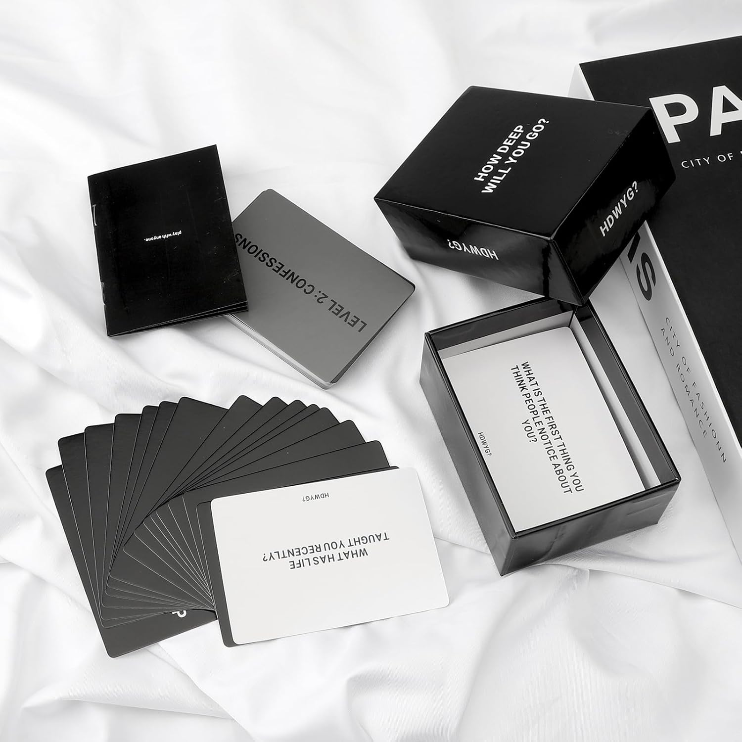 How Deep Will You Go Card Game the Game Card Games Deep Conversation Card Game Fun Family Party Card Game Funny Card Game Night Party Games for Adults