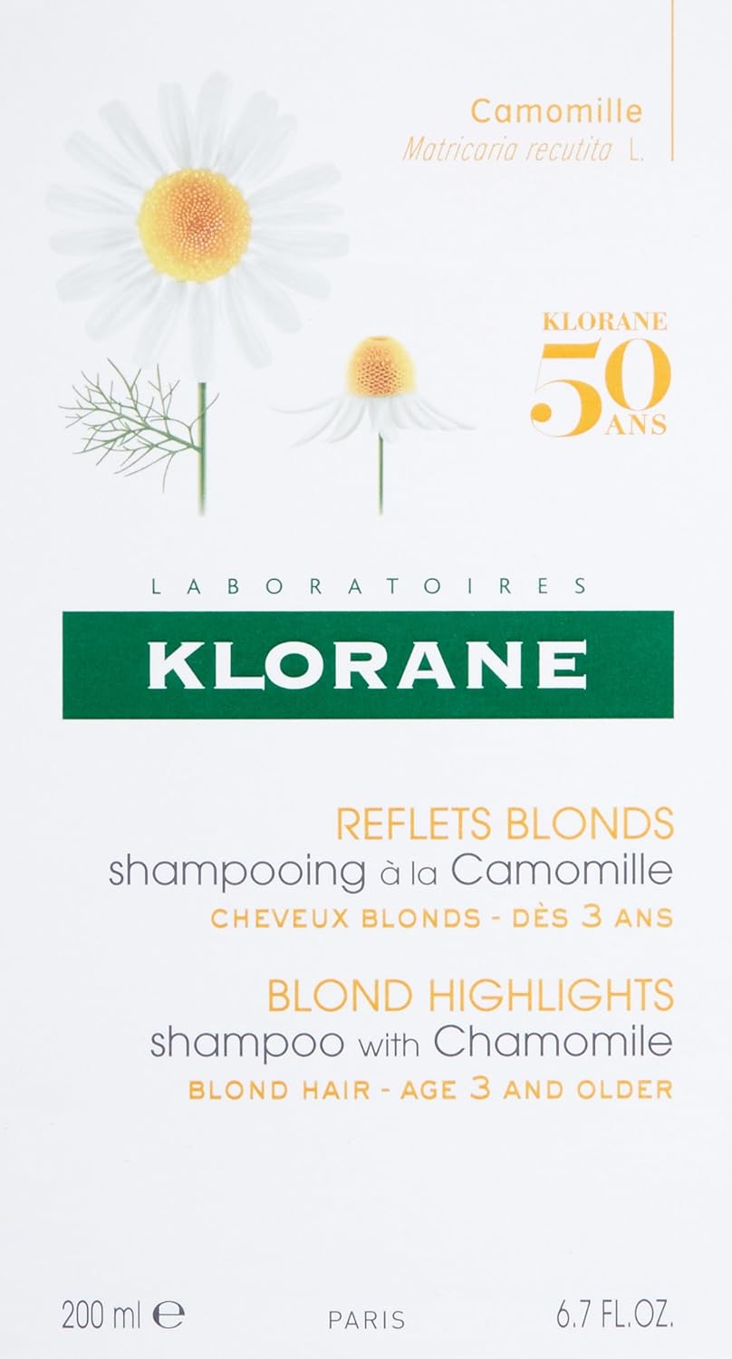 (200Ml) - Klorane Camomile Shampoo for Blonde Hair 200Ml image number 6
