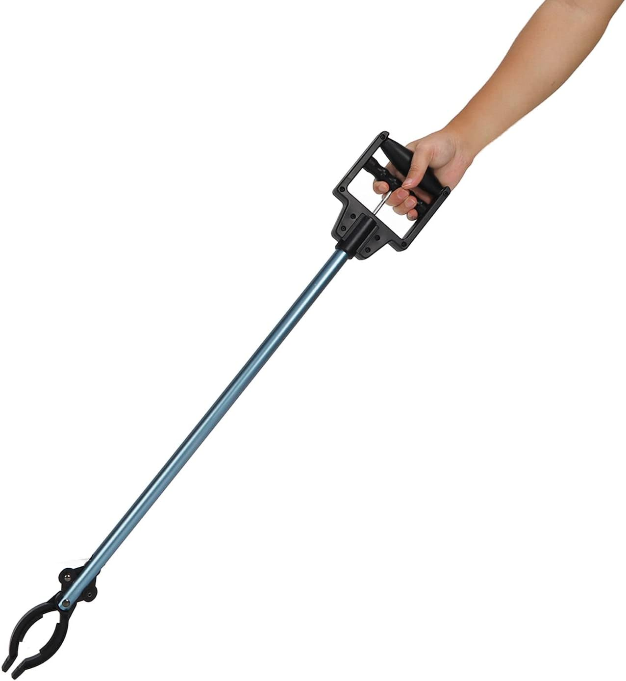 Portable Grabber Reacher Tool, Durable Aluminum Alloy Long Grabber Tool, Lightweight Trash Picker Stick, Garbage Reaching Assist Tool for Elderly, Factories, Hospitals image number 3