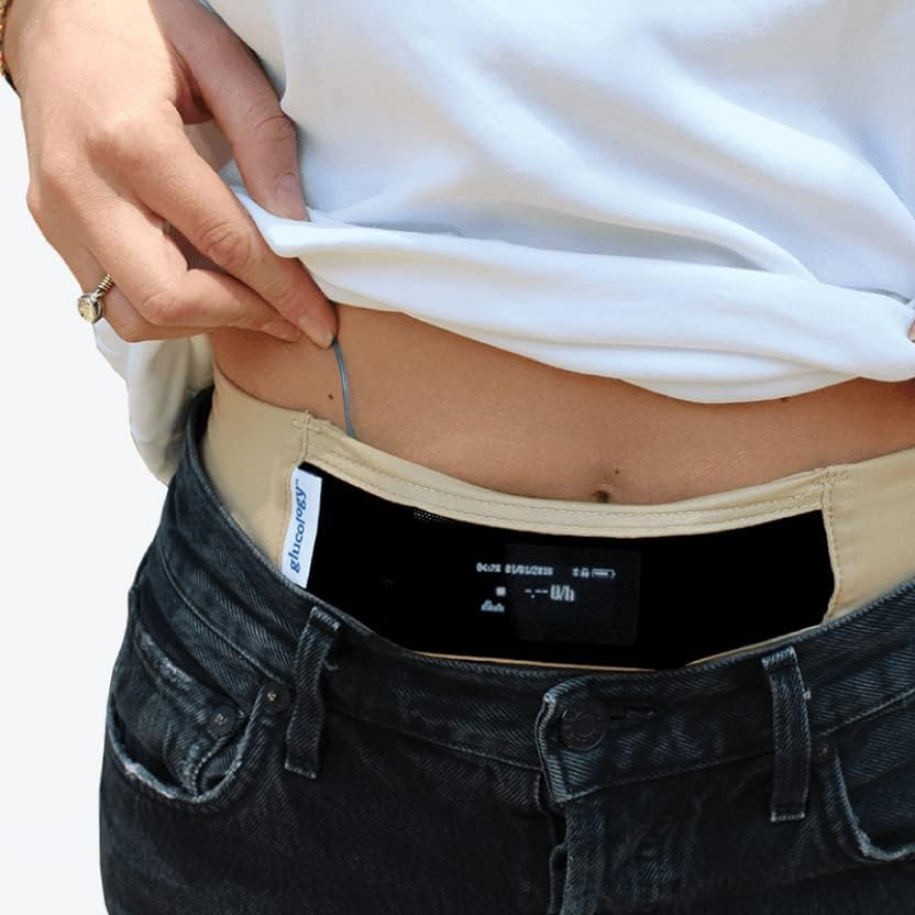 Glucology Insulin Pump Waist Belt | Fanny Pack for Running or Travel - Diabetic Supplies Pouch and Accessories for Men and Women - Slim, Discreet Design - (Large, L - 34'' to 47") image number 1